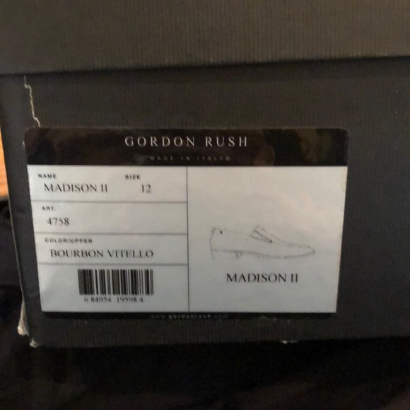 Gordon Rush brown dress shoes.